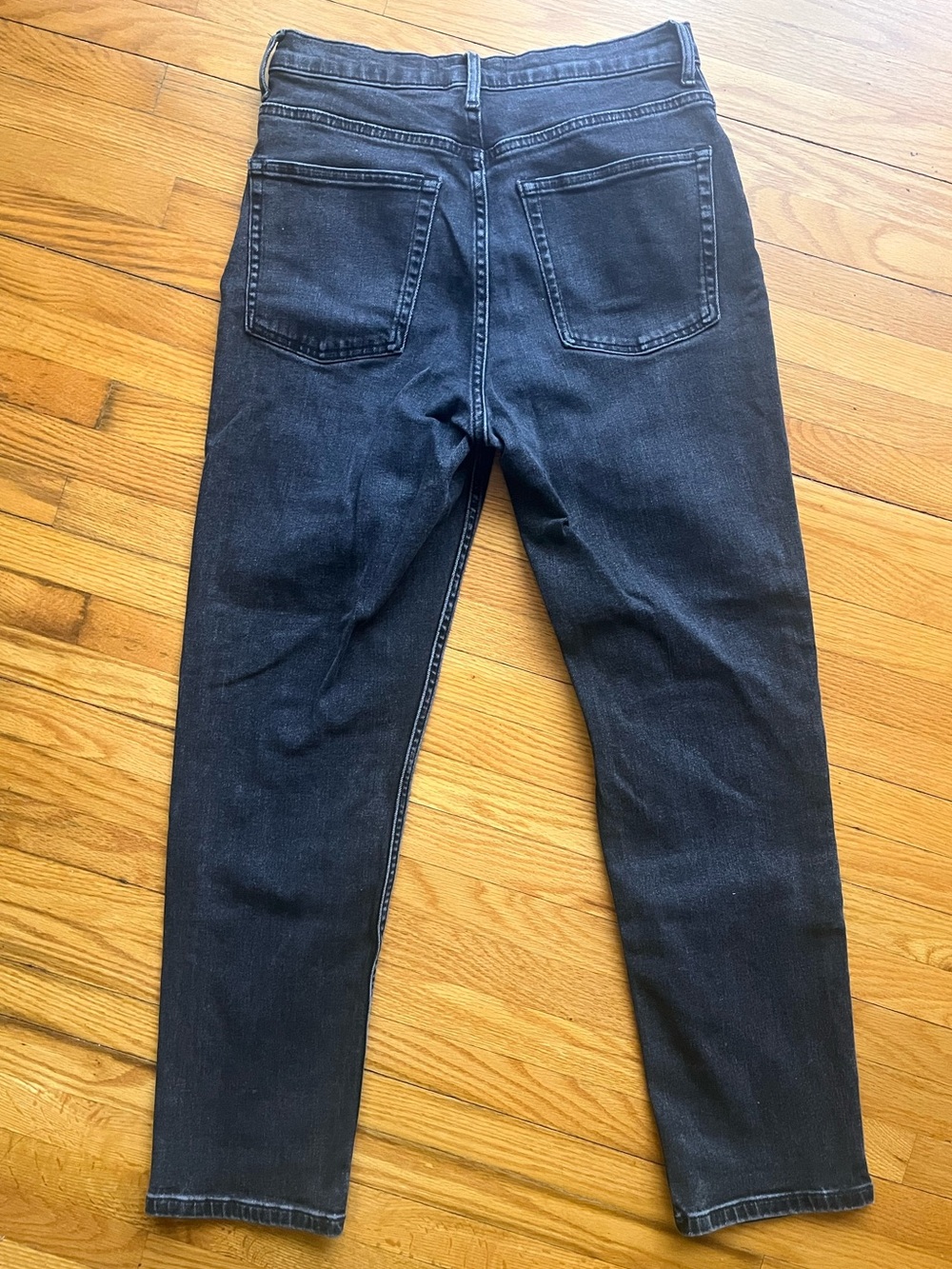 EVERLANE High Rise Straight Jeans Dark Wash Size 28 - Picture 4 of 7